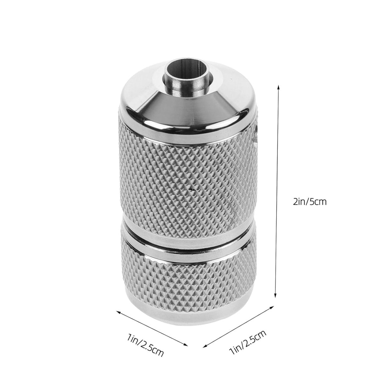 25mm Stainless Steel Tattoo Machine Tube Handle Grips Tip With Self Lock By Artibetter - Tattoo Unleashed