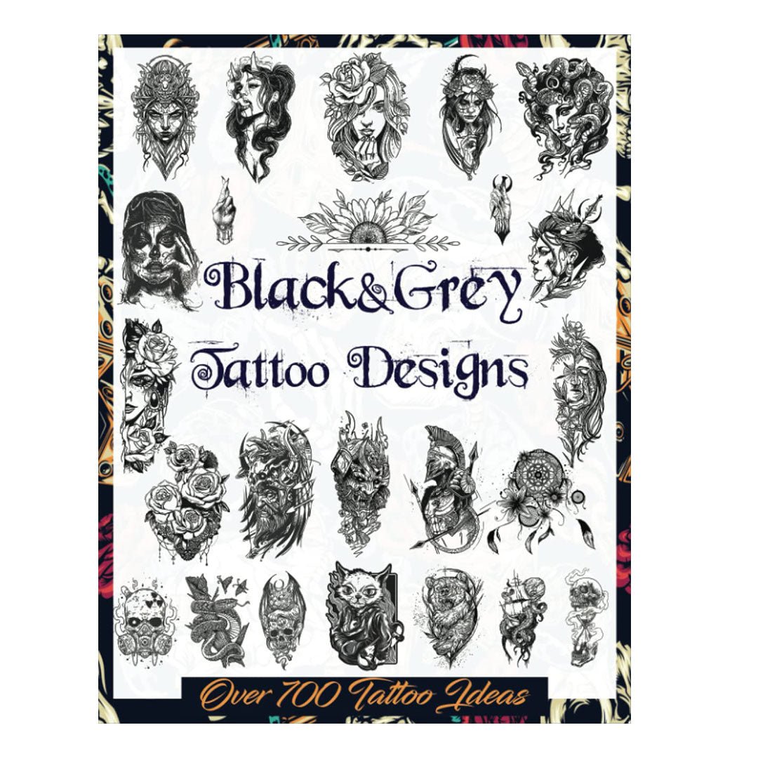 Black & Grey Tattoo Designs: Over 700 Creative Tattoo Ideas