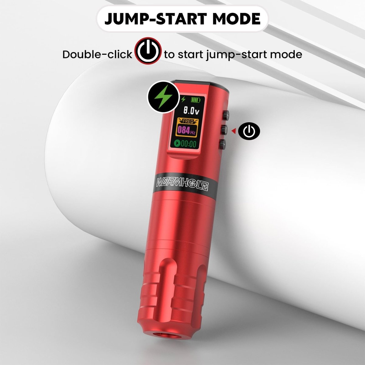 Wormhole Wireless Tattoo Pen Machine Kit WTK284 - Tattoo Unleashed