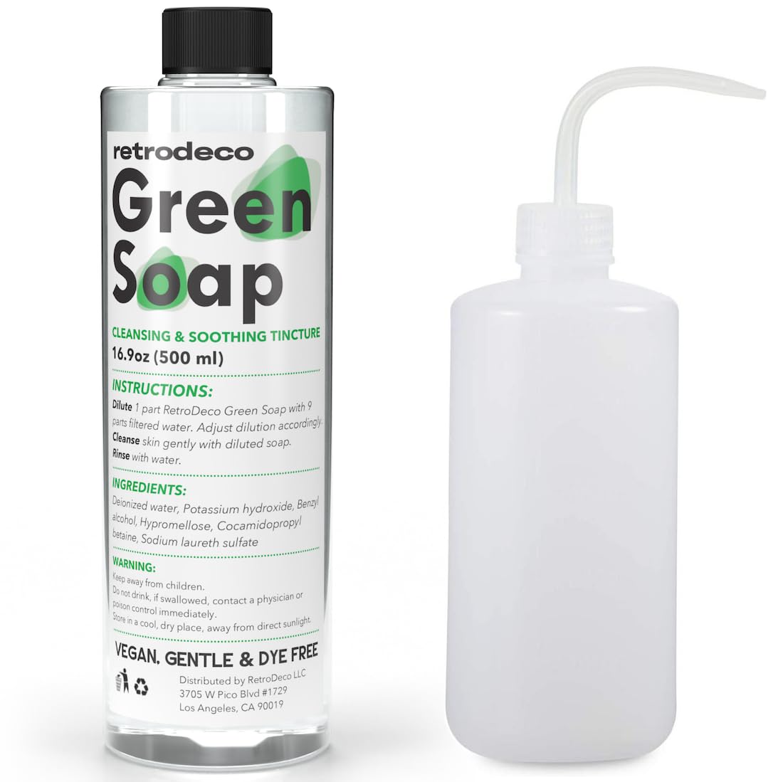 RetroDeco Ultra Concentrated Tincture Tattoo Green Soap - 16 oz