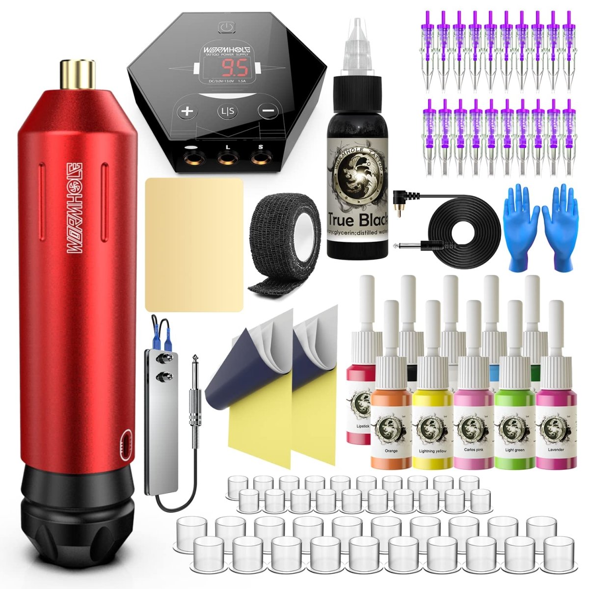 Wormhole Tattoo Pen Machine Kit - TK112