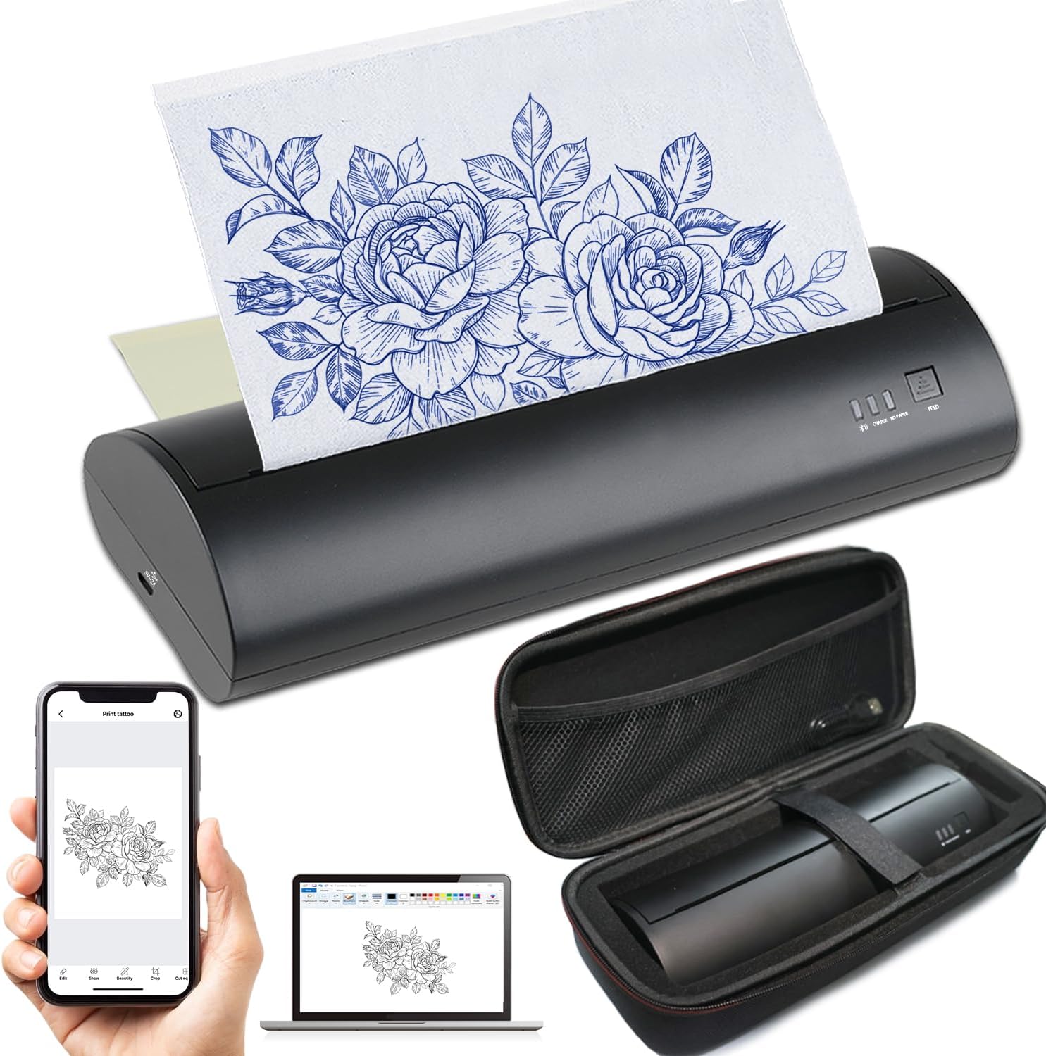 Calicon Wireless Portable Tattoo Stencil Printer MHT-P8009
