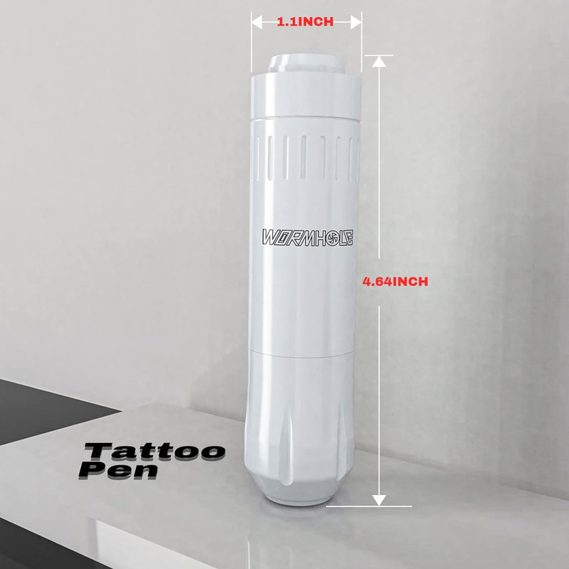 Wormhole Tattoo Pen Machine Kit - White WTK074