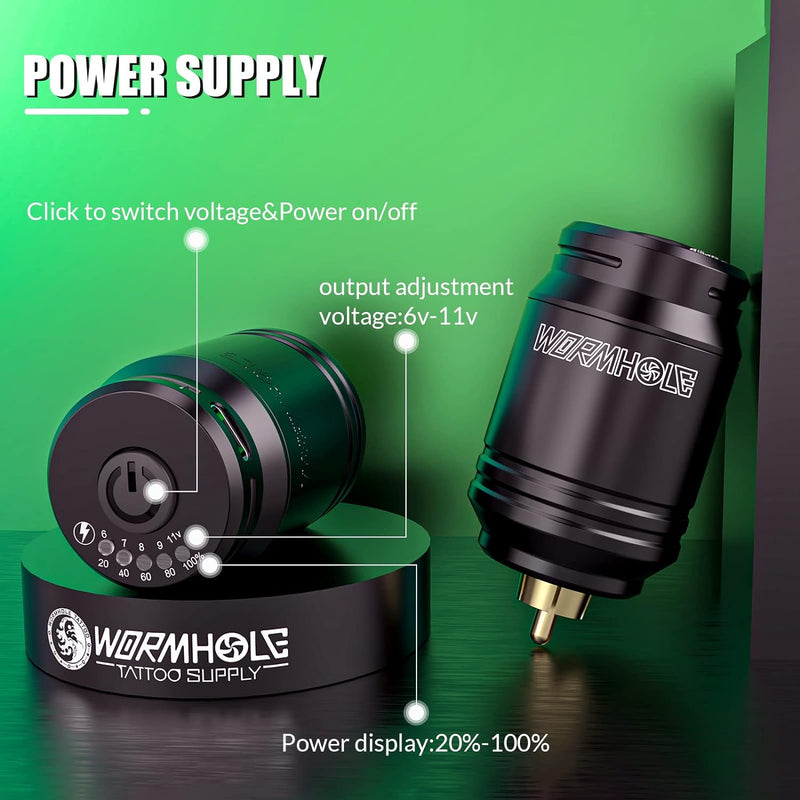 Wormhole Tattoo Wireless Battery Power Supply WA03-A