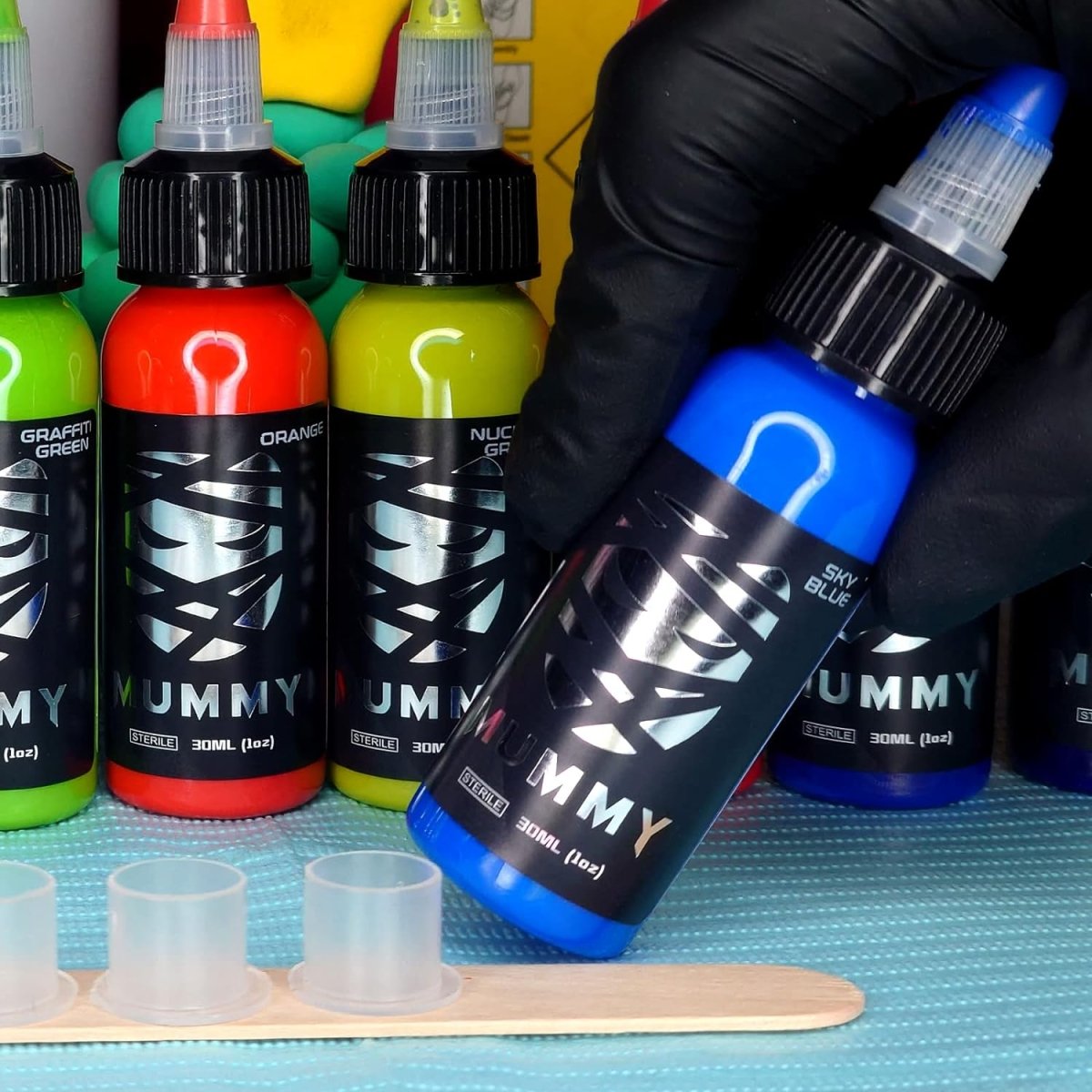 Mummy Sky Blue Tattoo Ink - 1 oz