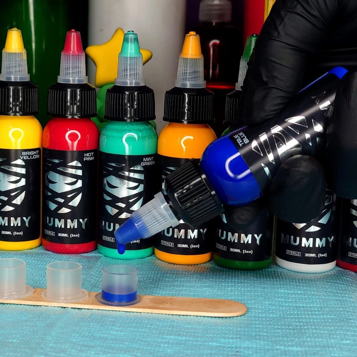 Mummy True Blue Tattoo Ink - 1 oz