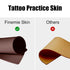 Blank Tattoo Brown Practice Skin - 5pcs