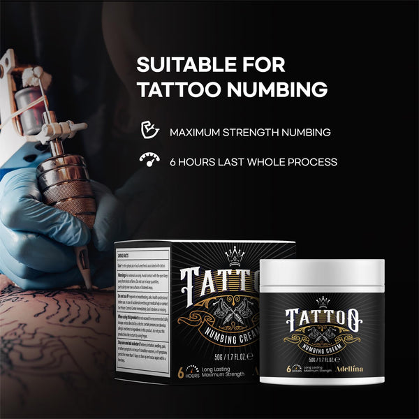 Adellina Tattoo Numbing Cream - 1.7 oz