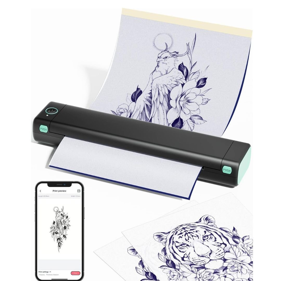 Phomemo M08F Wireless Tattoo Transfer Stencil Printer