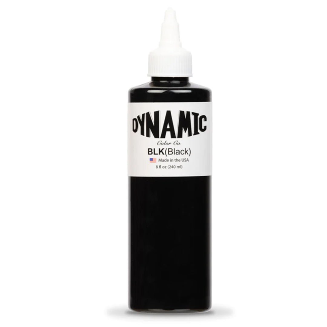 Dynamic Black Tattoo Ink - 8oz Bottle