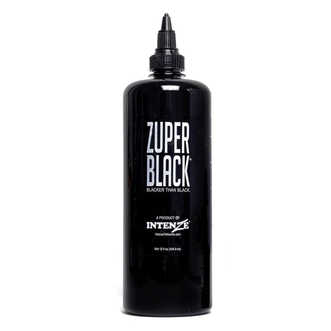 Intenze Tattoo Ink Zuper Black - 12 oz