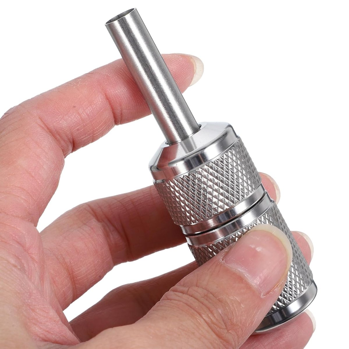 22mm Stainless Steel Tattoo Machine Tube Handle Grips Tip With Self Lock By Artibetter - Tattoo Unleashed