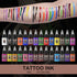 28 Colors Tattoo Ink Set by Hawink - 0.5oz TI203 - 15 - 28 - Tattoo Unleashed