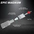 EZTAT2 EPIC Magnum Tattoo Needle Cartridges Standard 35RM - 8pcs