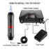 A-minusone Pro Rotary Tattoo Pen Machine Kit - Black