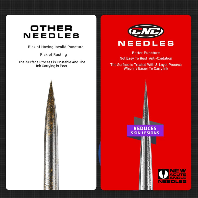 CNC Round Shader Standard Tattoo Needle Cartridges 20pcs - 1207RS