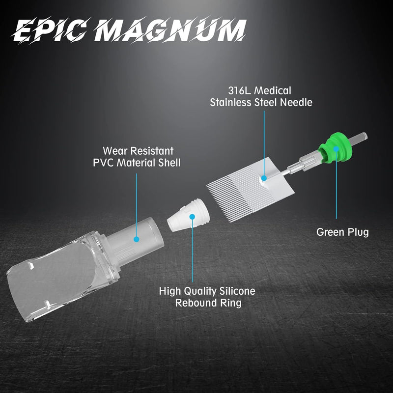 EZTAT2 EPIC Magnum Tattoo Needle Cartridges Standard 49M1 - 8pcs