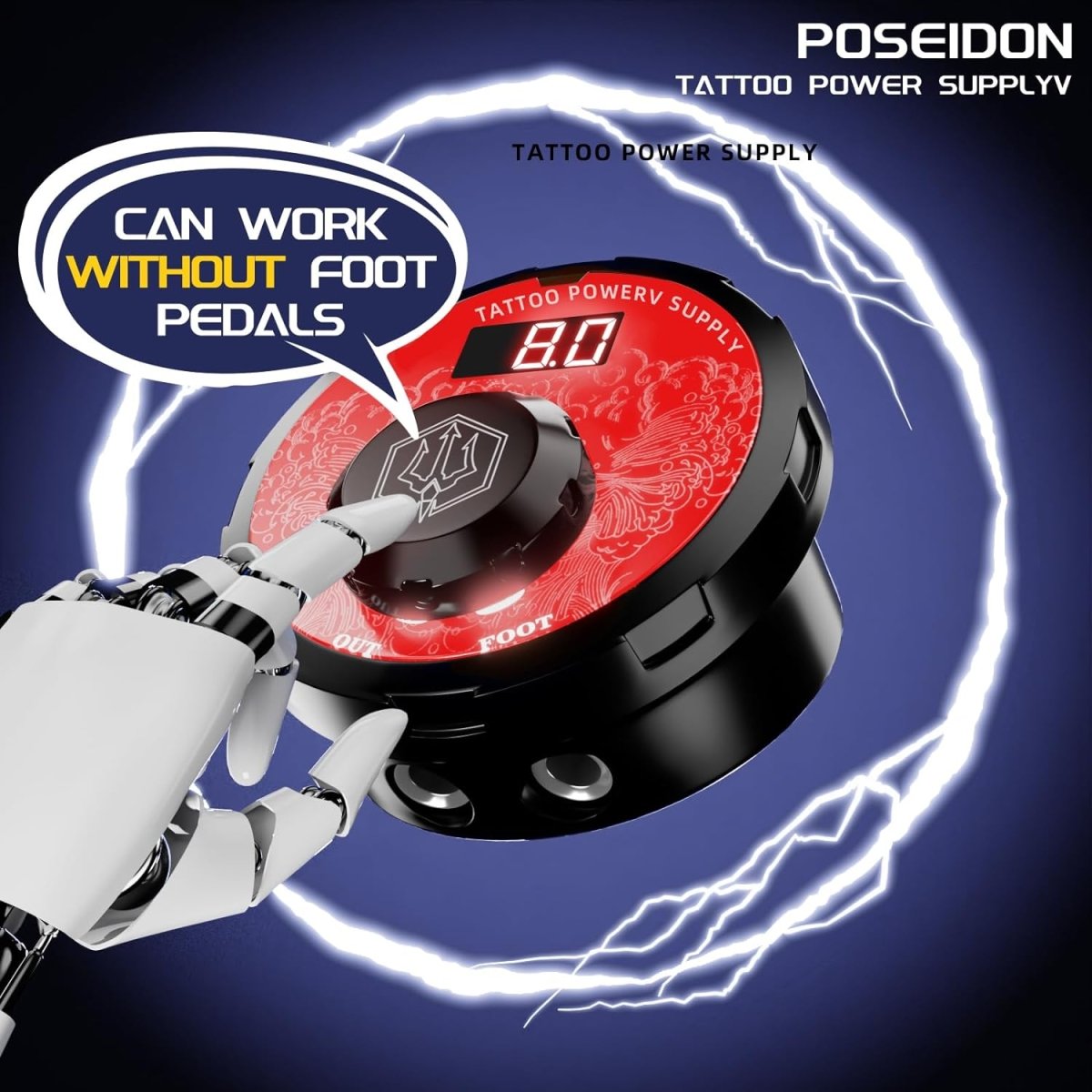 Poseidon Tattoo Pen Machine Kit PTK24