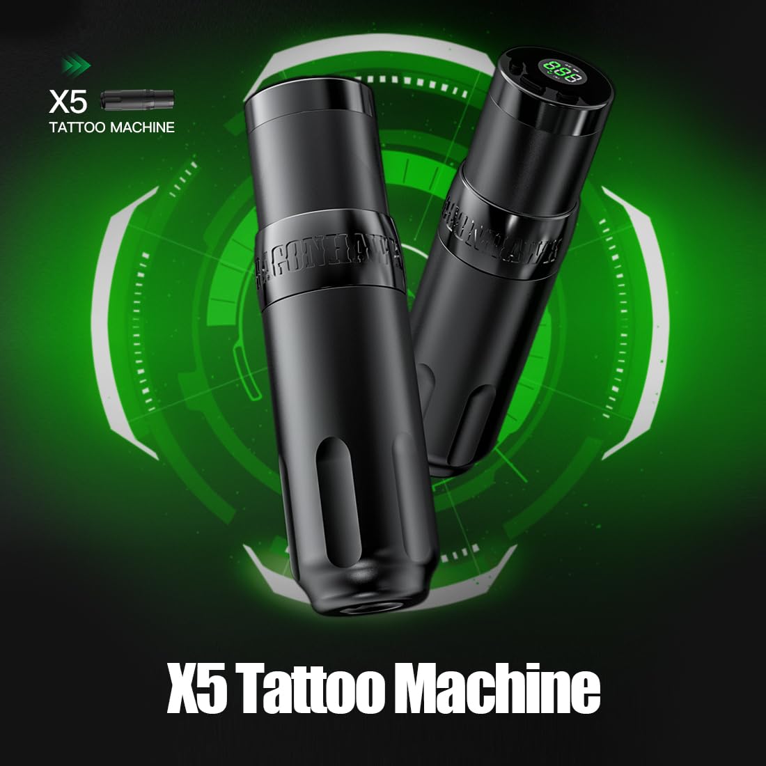 Dragonhawk Mast X5 Wireless Tattoo Pen Machine Kit