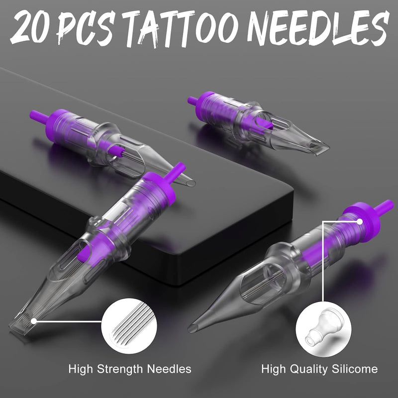 Wormhole Tattoo Pen Machine Kit - Red TK001