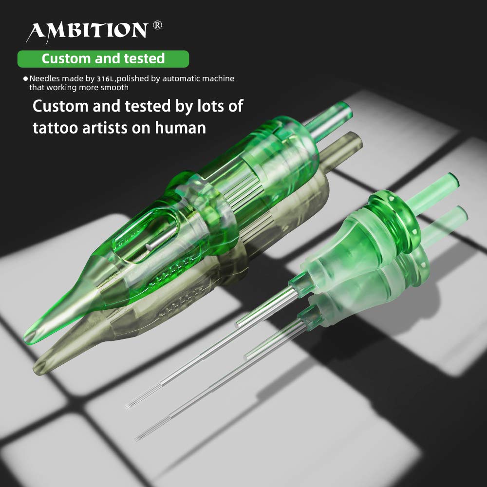 Ambition TREX Tattoo Needle Cartridges 0803RL - 20pcs