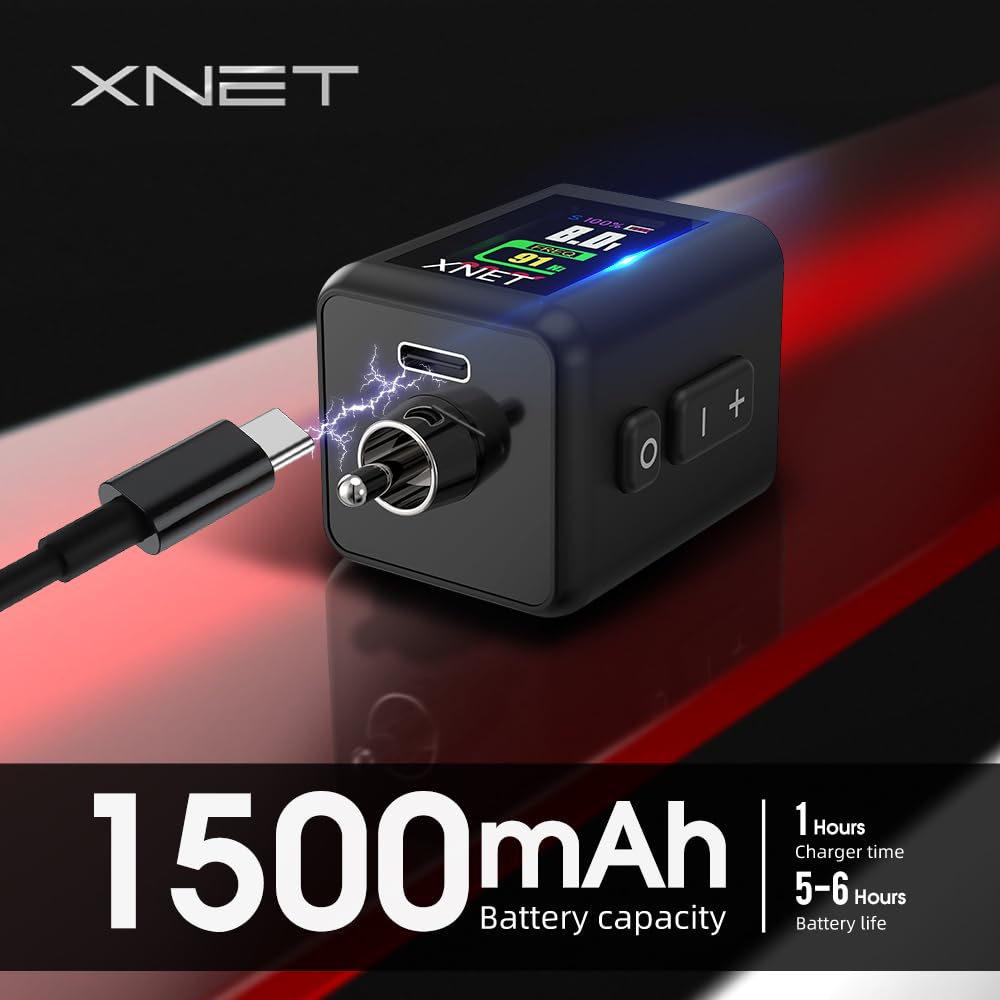 Xnet Lupo Wireless Tattoo Mini Power Supply 1500mAh
