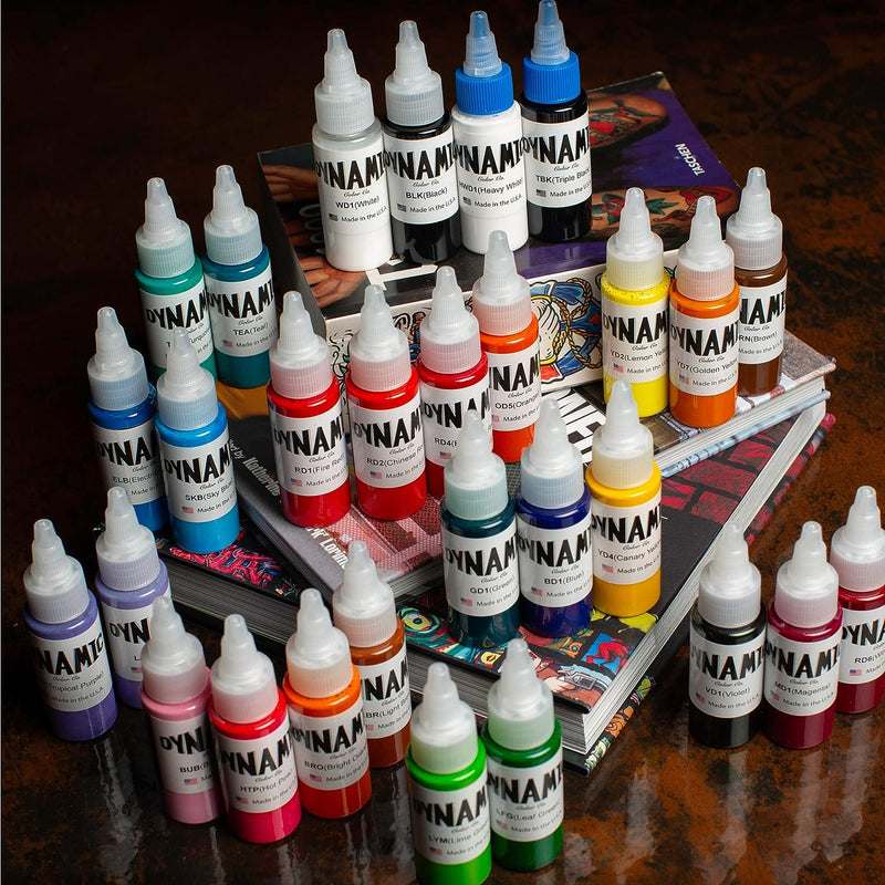 Dynamic Tattoo Ink Color Set - Master Collection 1oz