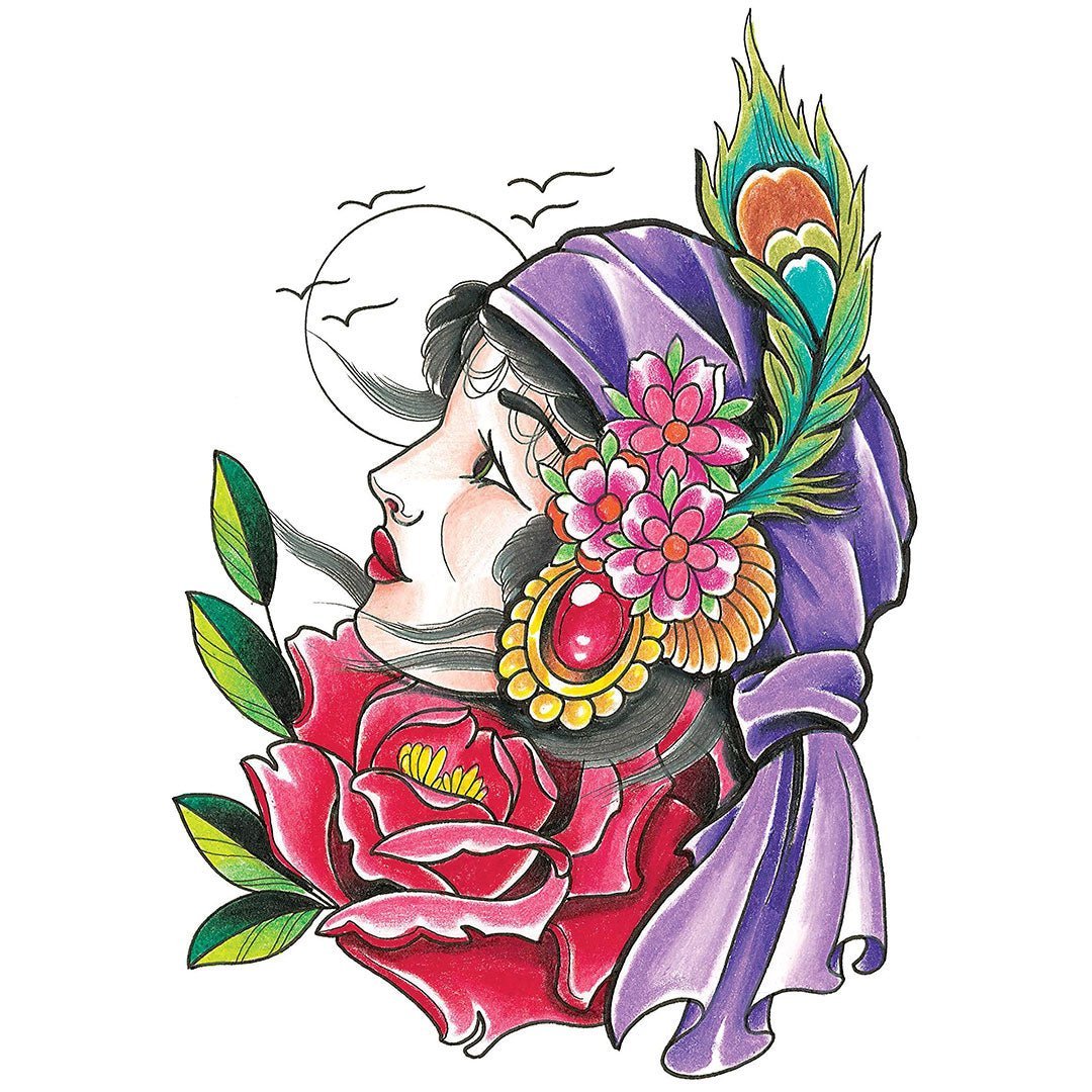 Creative Haven Modern Tattoo Designs Coloring Book - Tattoo Unleashed