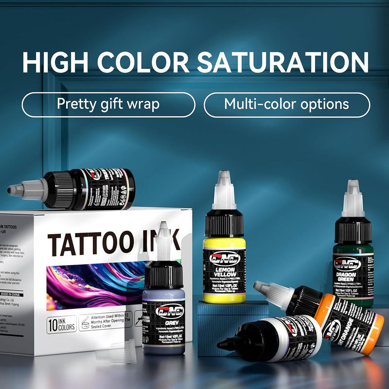 CNC Tattoo Ink Set - TI6003-15-10