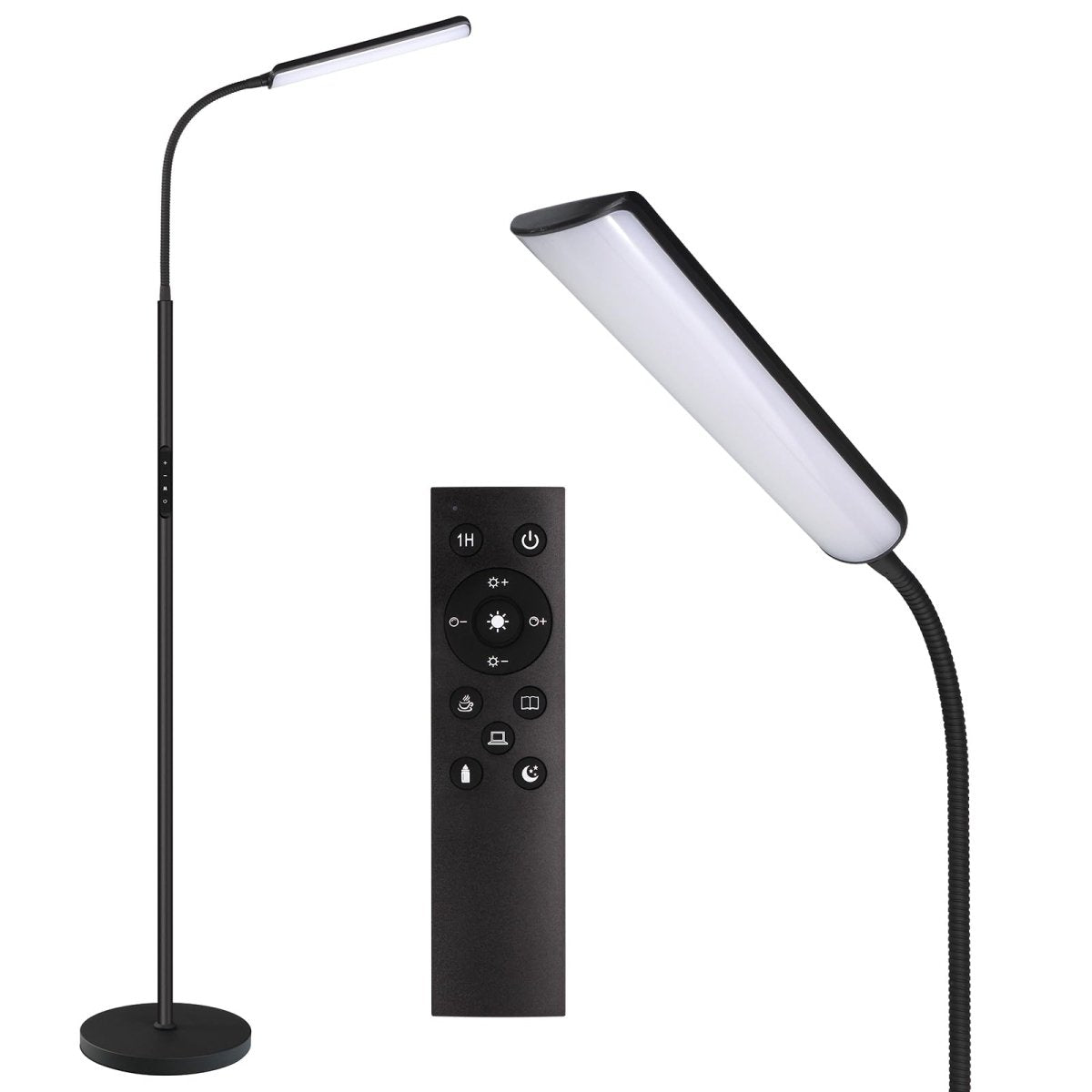 Dimunt LED 15W Floor Lamp with Remote & Touch Control Reading Floor Lamps