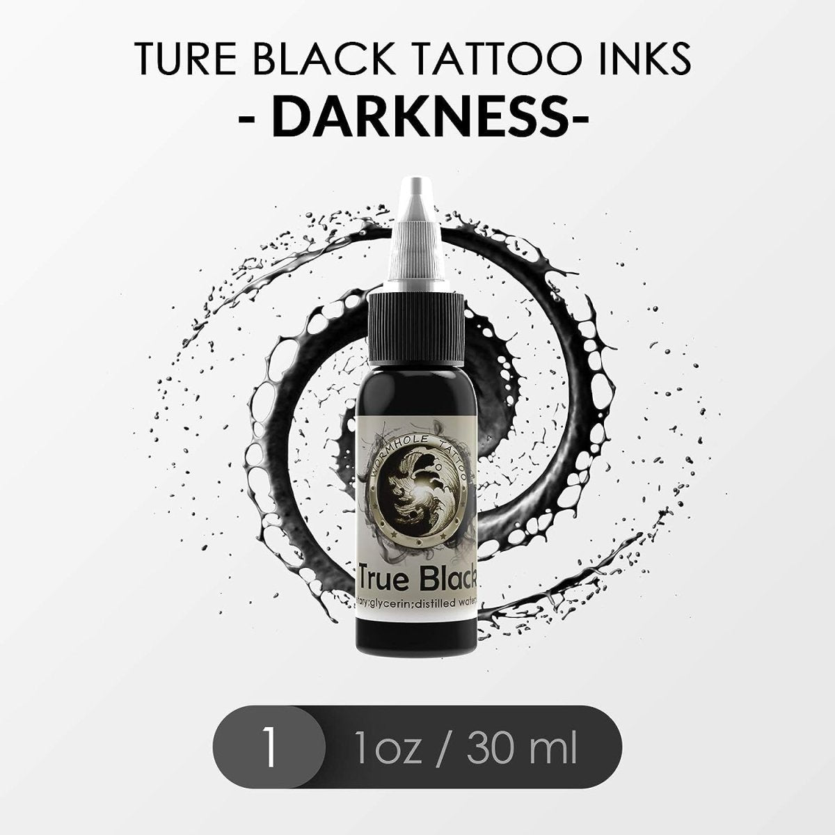 Wormhole Tattoo Pen Machine Kit - Black TK011