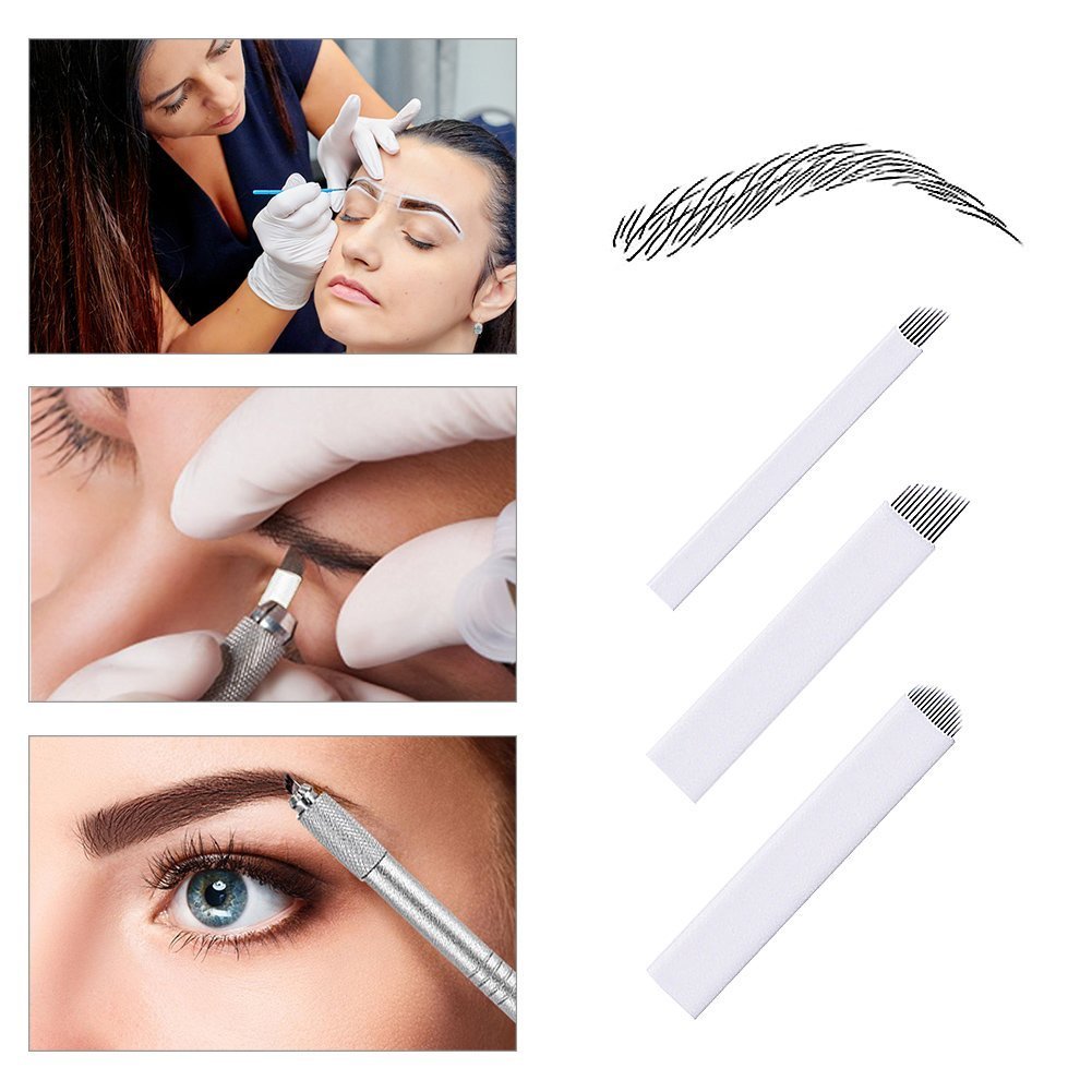 Microblading Needles - 18 Pins U Sloped