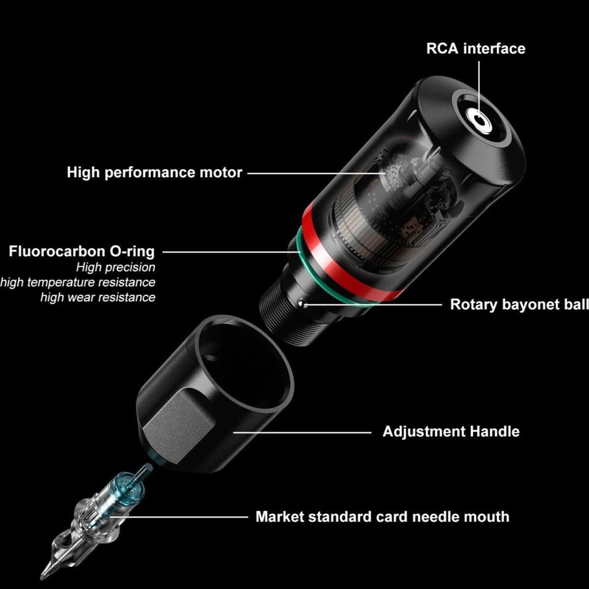 Stigma Wireless Tattoo Pen Machine Tattoo Kit STQ49P802-1