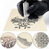 Romlon 8"x6" Double-Sided Tattoo Practice Skin for All Levels - 20pcs