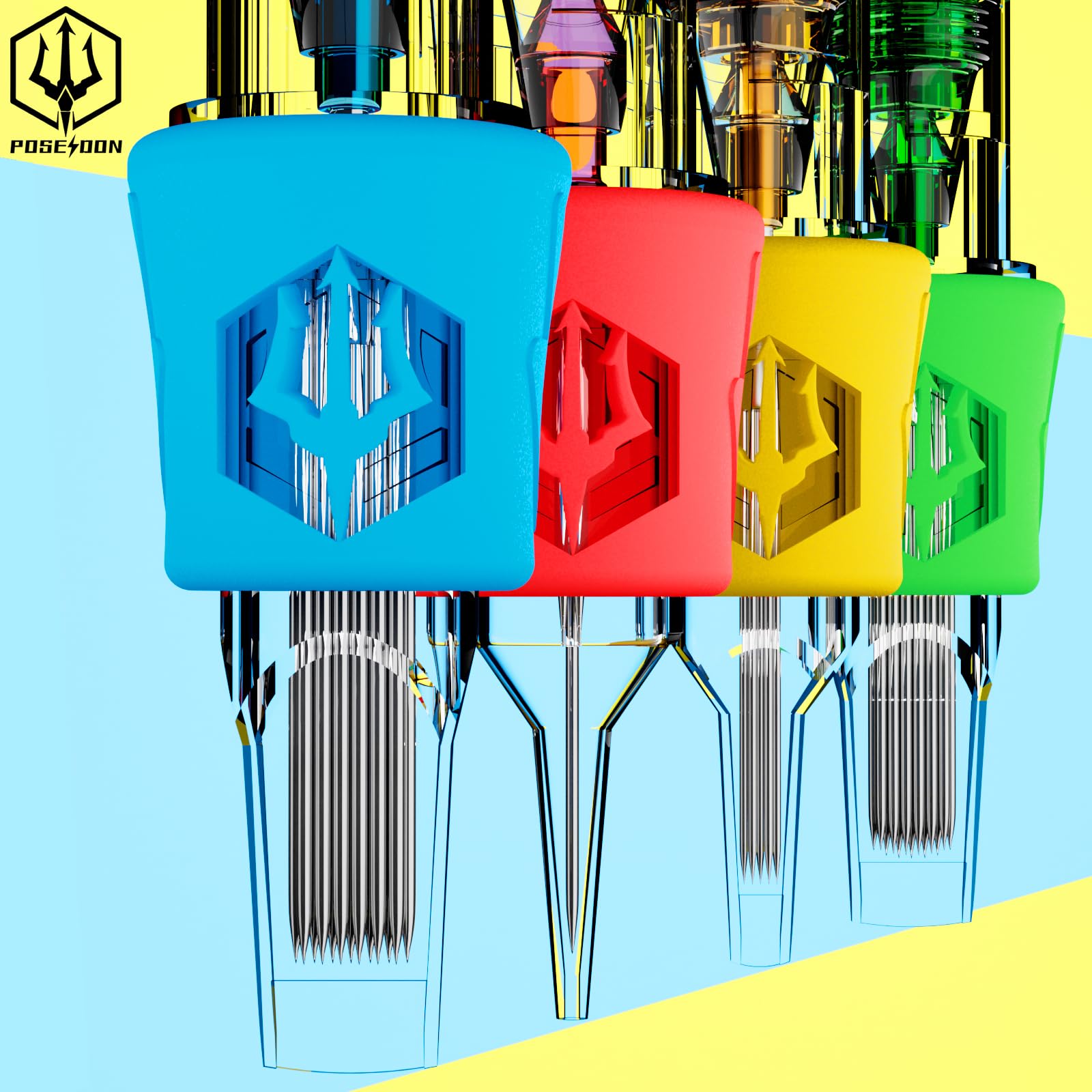 Poseidon Wireless Tattoo Pen Machine Kit with 2pcs Wireless Tattoo Battery TK035