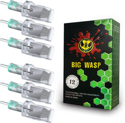 Big Wasp Tattoo Needle Cartridges Standard 1245M1 - 12pcs