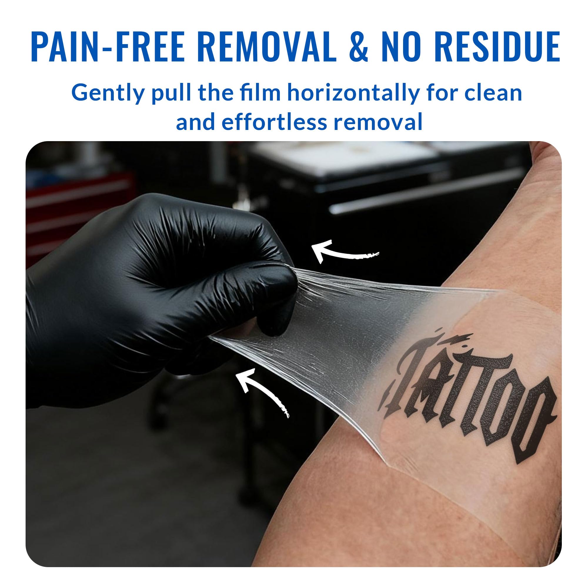Medlot Tattoo Aftercare Bandage, 10in x 2yd Roll - Waterproof Tattoo Wrap Protection Film