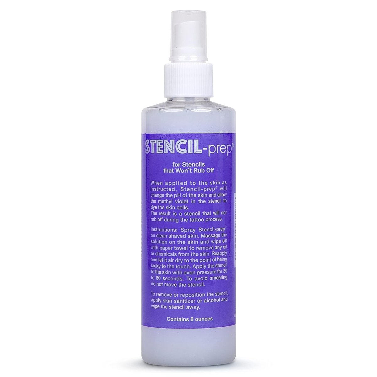 Stencil-Prep Spray  USA Made 8oz - Tattoo Transfer Enhancer