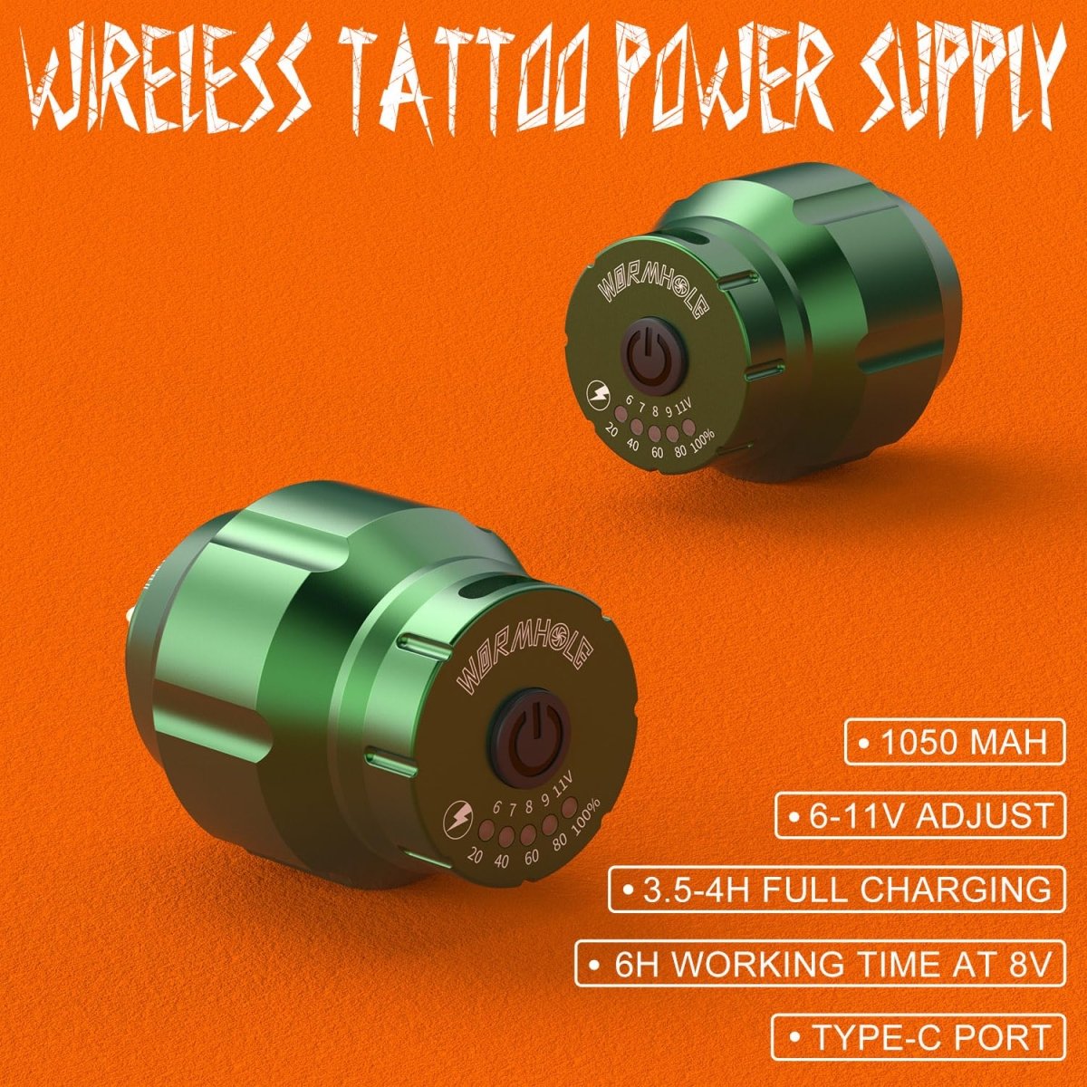 Wormhole Wireless Tattoo Pen Machine Kit TK524