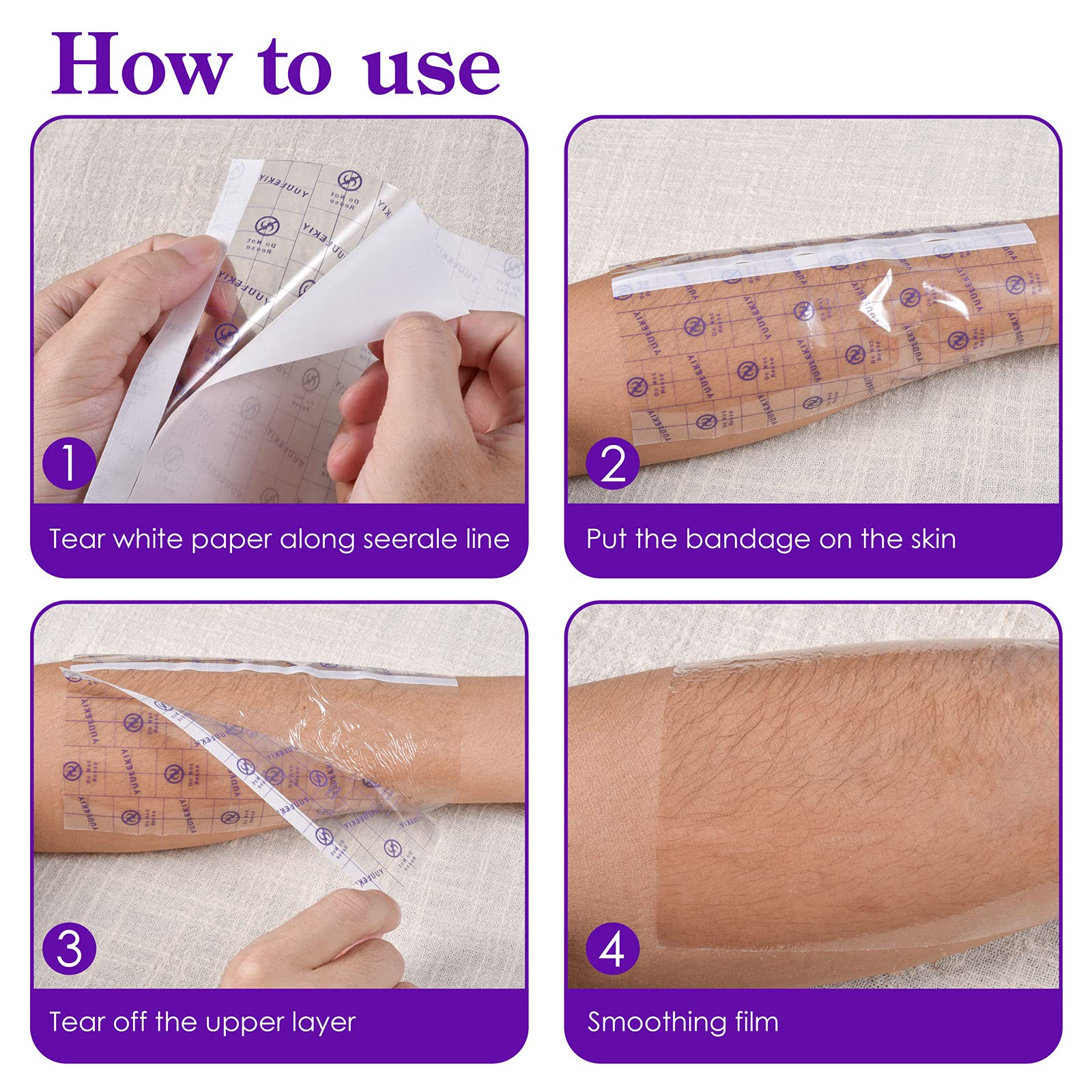 Huimeile Tattoo Aftercare Bandage 6in x 2yd - Waterproof & Healing