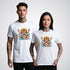 Tiger with Crown Neo-Traditional Tattoo Unisex T-Shirt