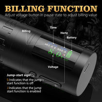 Ambition Ninja Ultra Wireless Tattoo Machine with Intelligent Billing ...