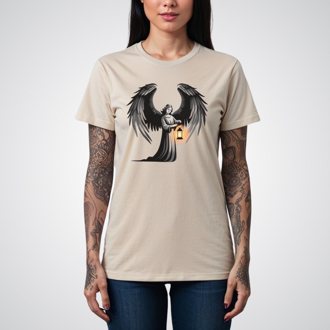 Angel of Hope Realism Tattoo Unisex T-Shirt - Tattoo Unleashed