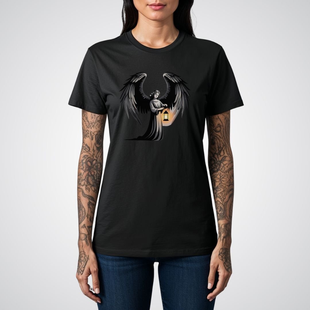 Angel of Hope Realism Tattoo Unisex T-Shirt - Tattoo Unleashed