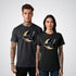 Bat with Crescent Moon Neo - Traditional Tattoo Unisex T-Shirt - Tattoo Unleashed