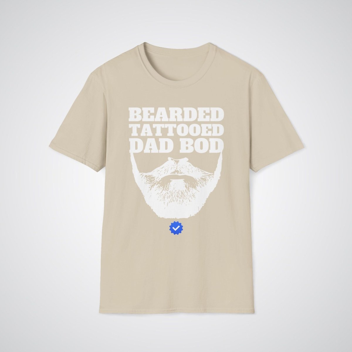 Bearded, Tattooed & Dad Bod Verified Tattoo Unisex T-Shirt - Tattoo Unleashed