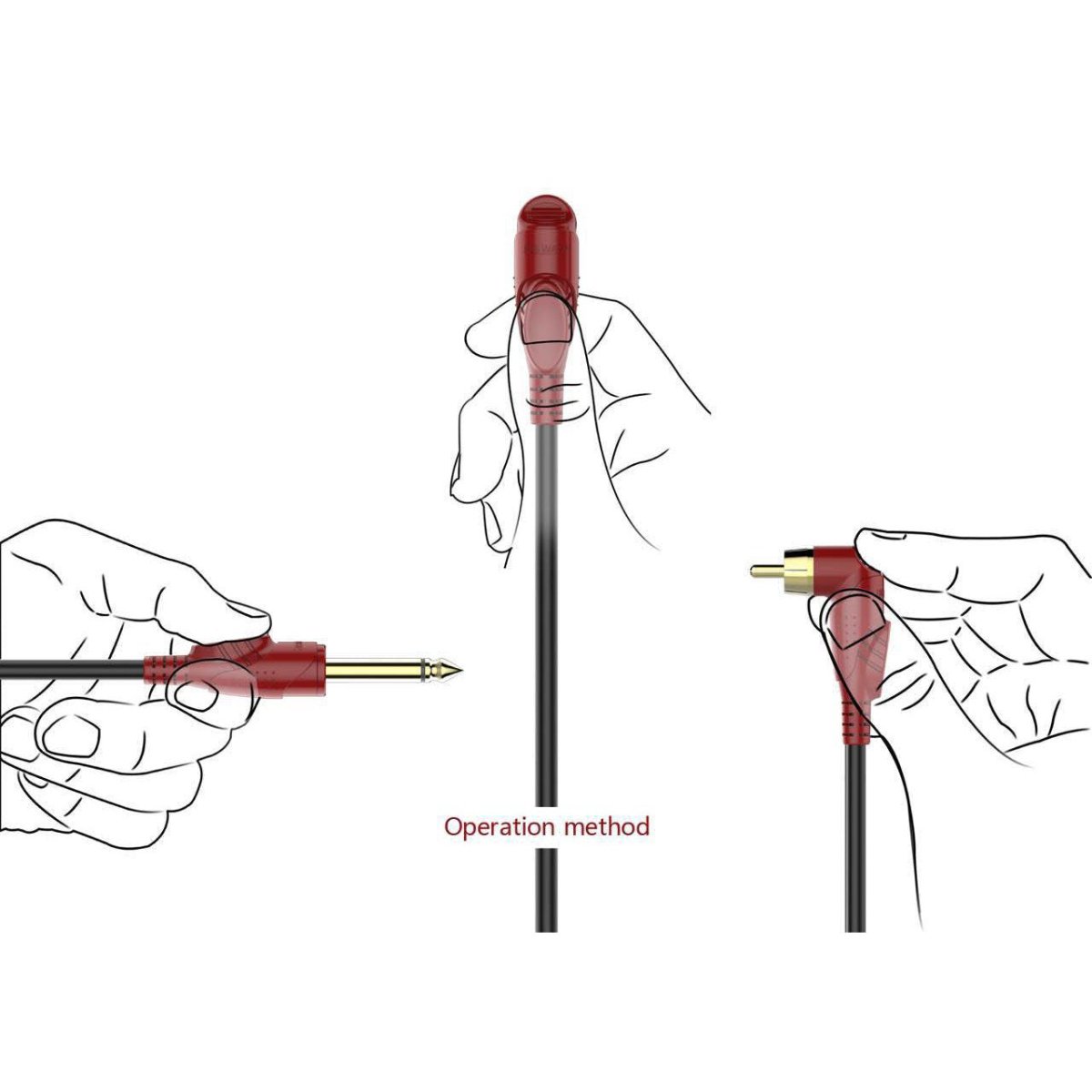 BIGWASP Premium Silicone RCA Tattoo Connector Cords - 79 Inch Soft Cable for Rotary Tattoo Machines - Tattoo Unleashed