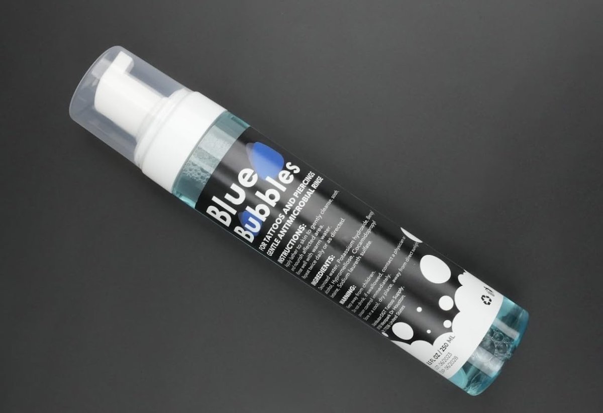 Blue Bubbles Foaming Aftercare by DGT 8.5oz - Tattoo Unleashed