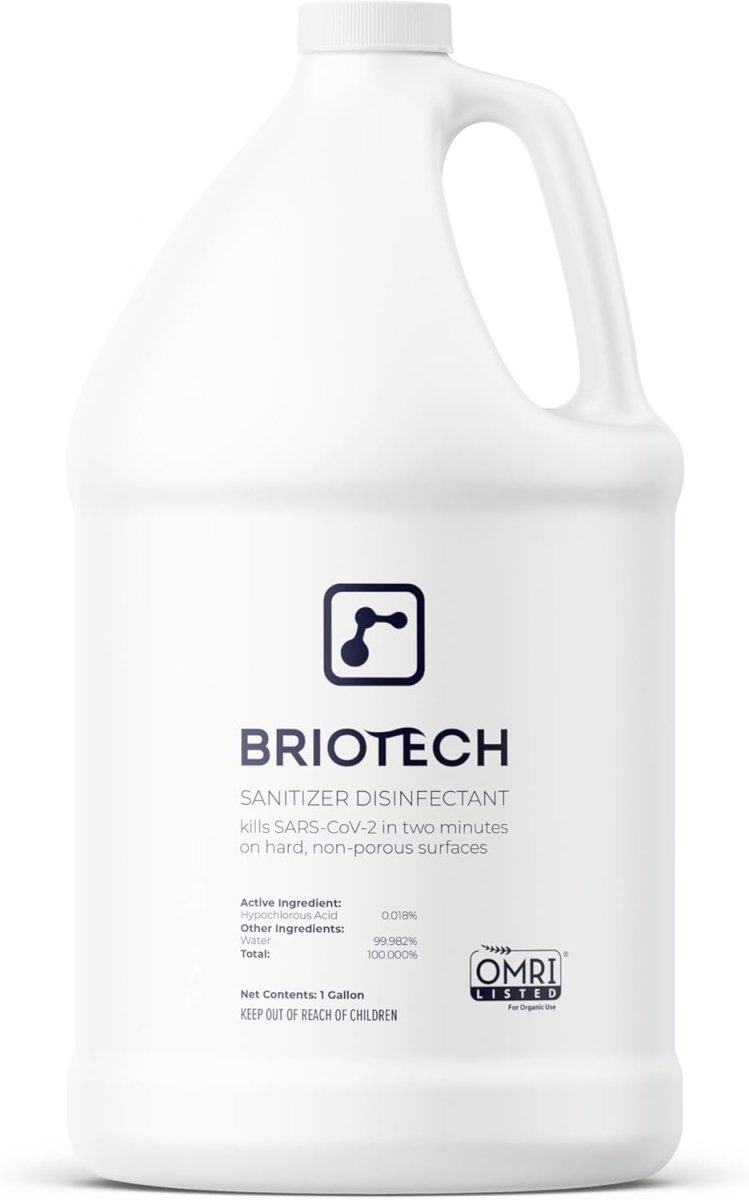 BRIOTECH Sanitizer + Disinfectant - 1 gal - Tattoo Unleashed