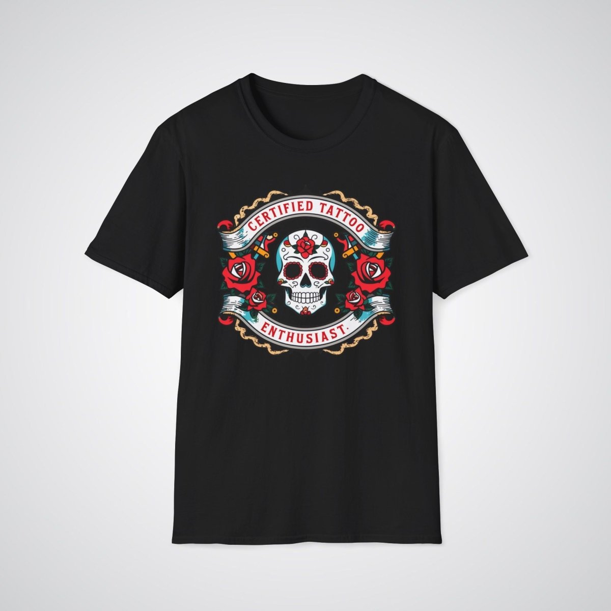 Certified Tattoo Enthusiast Unisex T-shirt - Tattoo Unleashed